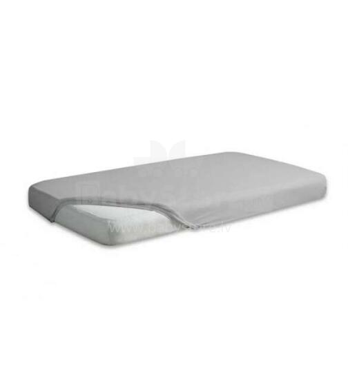 Ceba Baby GREY (1310) Хлопковая простынка с резинкой 140x70
