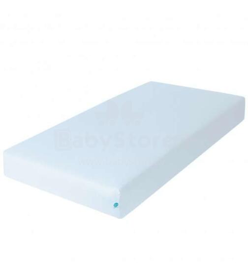 Ceba Baby 823-140  BLUE 140x70 cm  Хлопковая простынка с резинкой