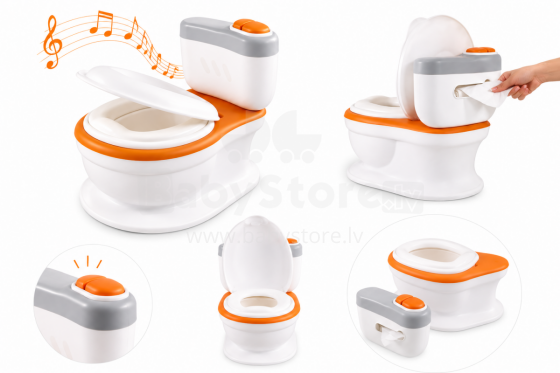 Mobiclinic Children Musical Potty Art.145682 White