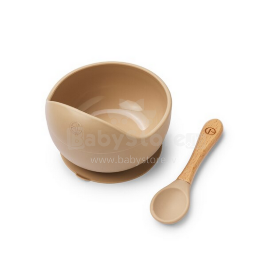 Elodie Details Silicone Set Art.258947 Pure Khaki Набор посуды из силикона