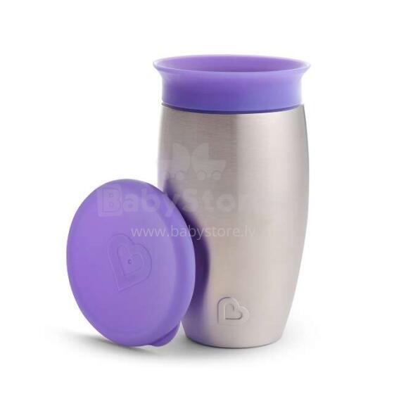 MUNCHKIN Sippy krūzīte, violeta, Miracle 360, 296ml, 05190901
