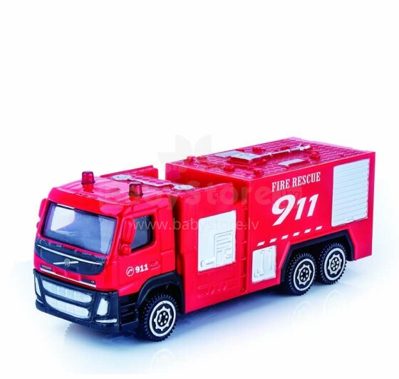 MSZ Die-cast model Volvo Fire Engine, scale 1:72