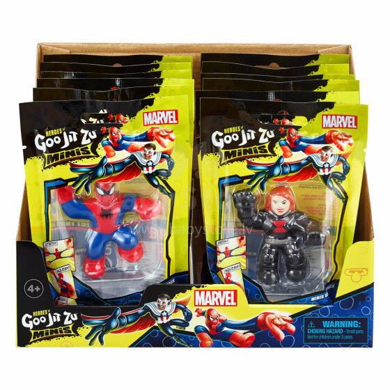 HEROES OF GOO JIT ZU MINI Marvel figures single pack, W5