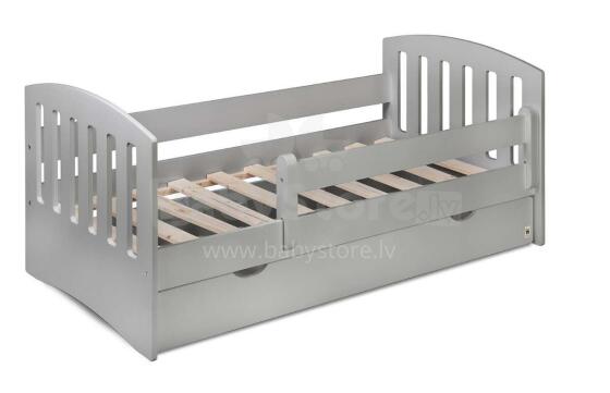 YappyKids YappyLux Limited Art.145844 Light Grey подростковая кровать 160x80см
