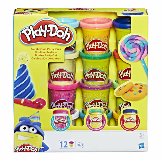 Hasbro Play-Doh Art.B902 Muovailuvahasetti Värien juhlaa