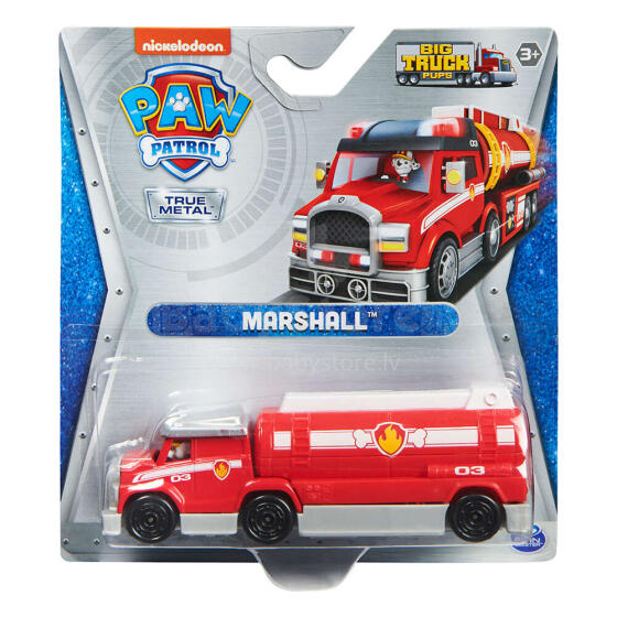 PAW PATROL 1:55 transportlīdzeklis Big Truck Marshall, 6063793