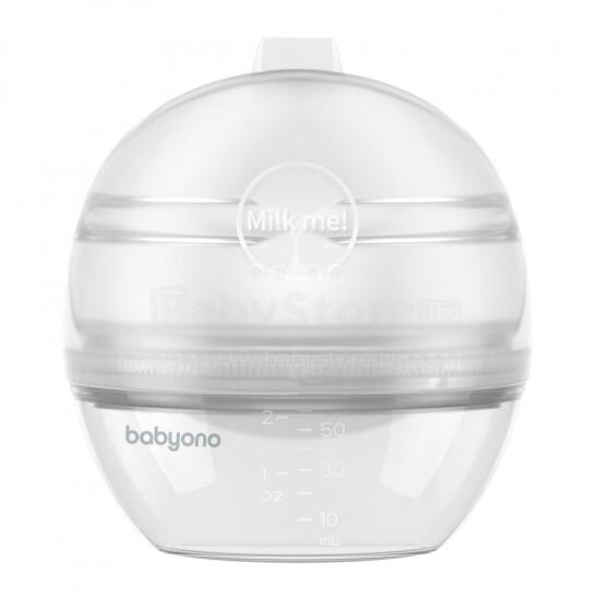 BabyOno MILK ME! manuālais krūts piena savācējs 60 ml Art.1400