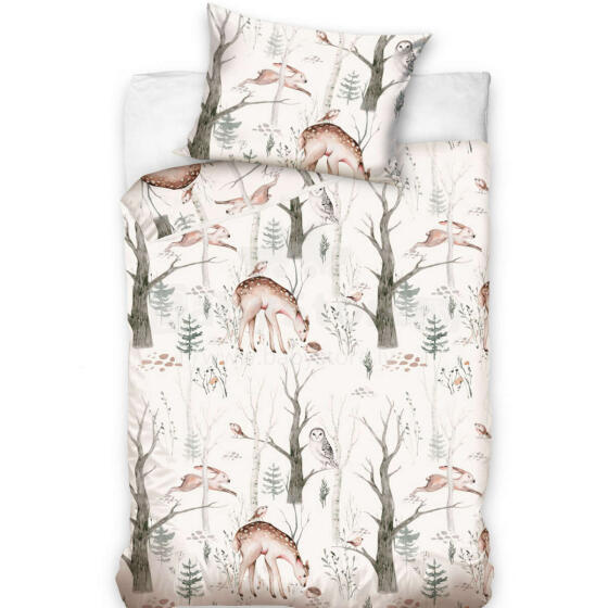 Carbotex   Bedding Animals 100x135/40x60cm Art.BABY211021-BABY  Хлопковое постельное белье