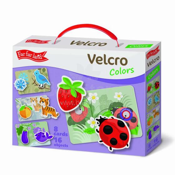 Far far land Velcro Game Art.F-02836  Spēle ar Velcro lipekļiem Krāsas