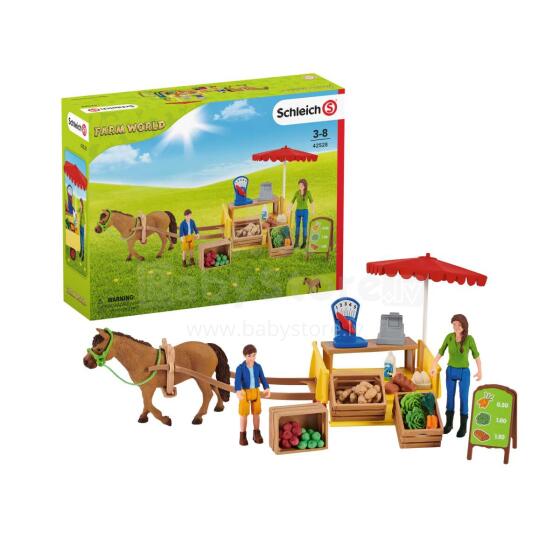 SCHLEICH FARM WORLD Sunny day mobile farm stand