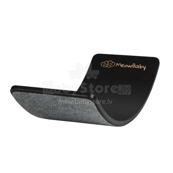 MeowBaby® Wood Balance Board Art.146288 Black