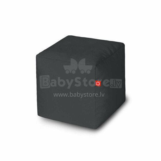 Qubo™ Cube 50 Graphite POP FIT sēžammaiss (pufs)