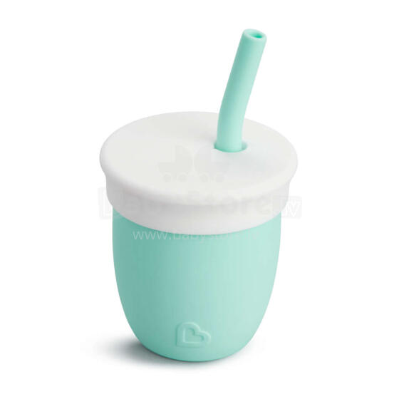 Munchkin Silicone Straw Art.27540 Силиконовая обучающая кружечка с соломкой,118 ml