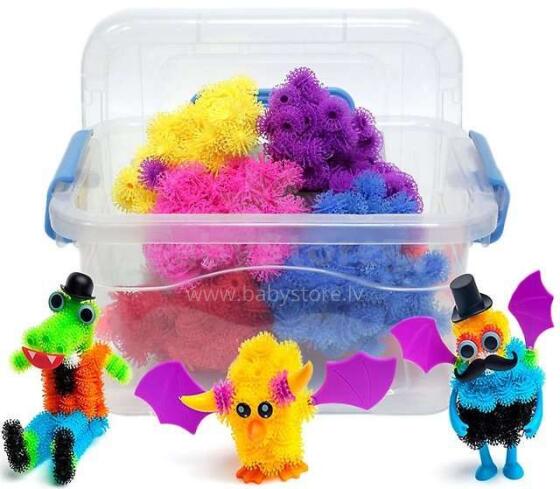 Bunchems Art. 294221 Mega Pack Rotaļlieta figūru veidošanai (Bančems) Maģiskās bumbas  C898-H26002 (150+ gab.) + aksesuāri, plastmasas kastē