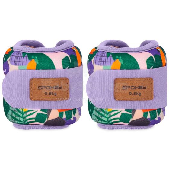 Spokey HOME JUNGLE Art.941523 Potītes un plaukstas atsvari 2x 0,5 kg