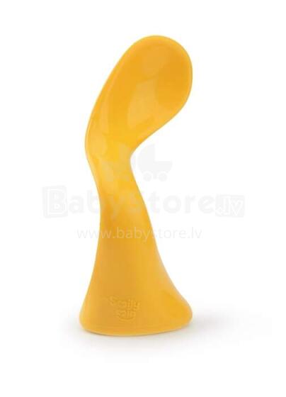 Smily Mia Spoon Art.147038 Light Green silikona treniņu karote ar kreiso pusi