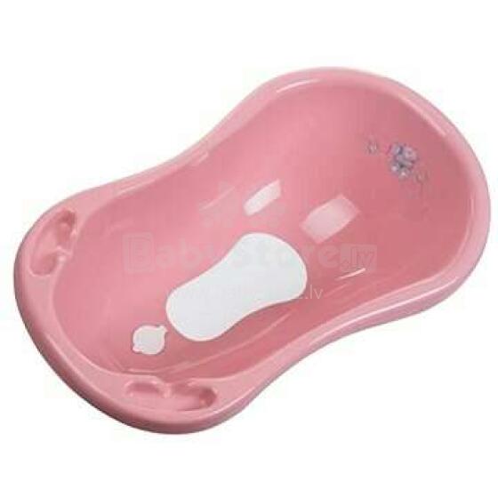 Maltex Classic Art.2114_42  Bear Pink Bērnu vanniņa ar korķi 84 cm