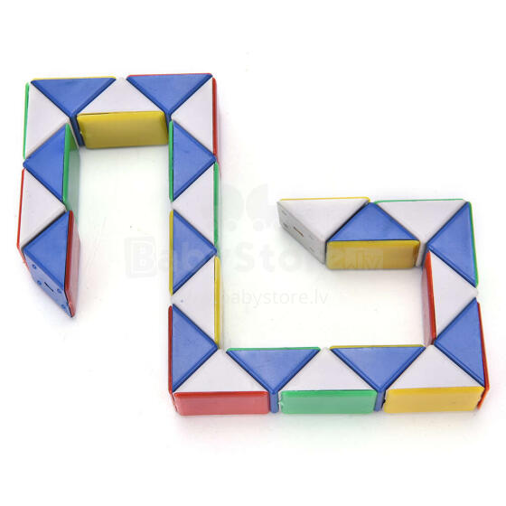 Ikonka Art.KX9874 Burvju čūska puzzle kubs čūska puzzle