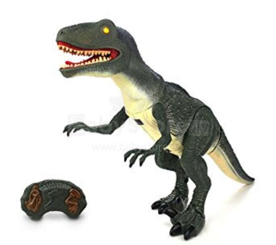 Ikonka Art.KX9991 Vadāms RC Velociraptor dinozaurs + skaņas