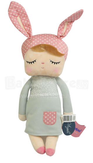 Ikonka Art.KX7518_2 METOO doll in grey dress 34cm