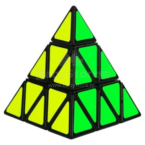 Ikonka Art.KX7599 Mīklu spēle PYRAMINX puzzle kubs 9.7cm