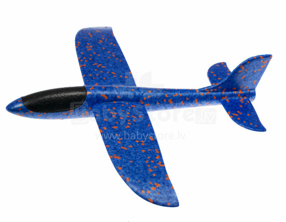 Ikonka Art.KX7839 Glider plane polystyrene mix colour 34x33cm