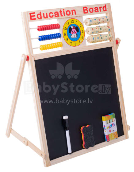 Ikonka Art.KX6902 Magnetic abacus board + magnets 42 x 32.5cm