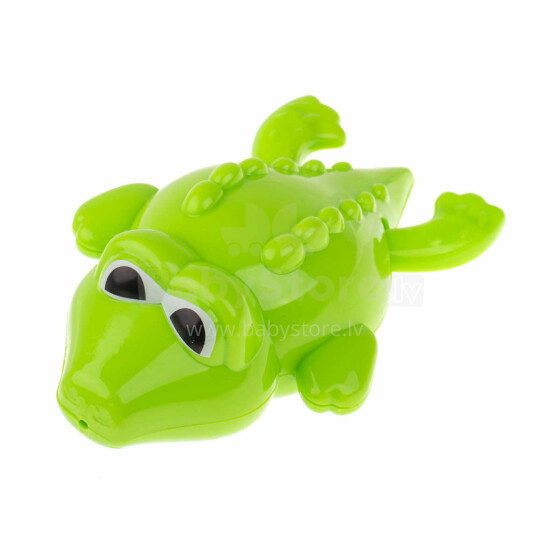 Ikonka Art.KX6948 Skrūvējama vannas rotaļlieta peldošais krokodils