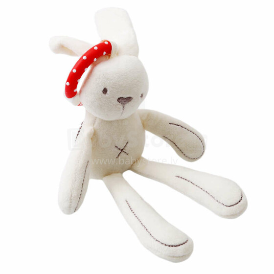 Ikonka Art.KX7609_2 Plush mascot rabbit pendant 28cm