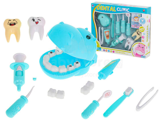Ikonka Art.KX6686_1 Dentist hippo blue medical kit