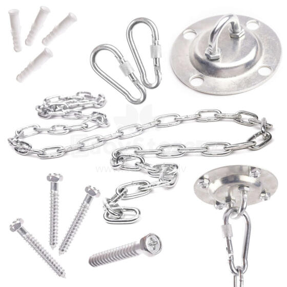 Ikonka Art.KX6693 Ceiling fixing hammock swing hook chain 200kg