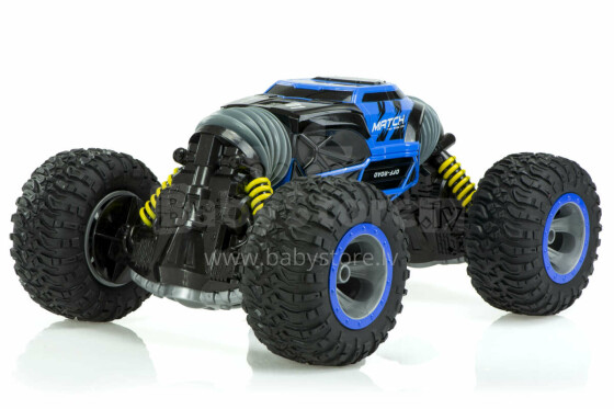 Ikonka Art.KX7644_1 Double-sided RC car with joints 47cm blue