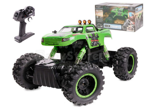 Ikonka Art.KX8396_3 NQD ROCK CRAWLER KING RC car 1:12 USB green