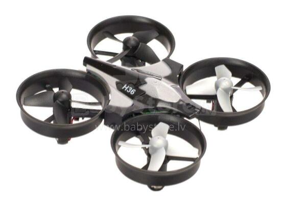 Ikonka Art.KX9891_2 JJRC H36 mini 2.4GHz 4CH 6 asu RC drons melns
