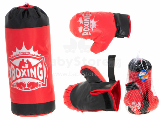Ikonka Art.KX6178 Boxing bag and gloves boxing set