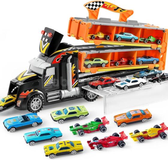 Transporter Truck Toy Art.147630  Трейлер с машинками