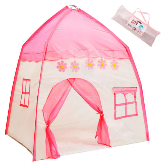 Ikonka Art.KX5959 Folding house base play tent palace 140cm