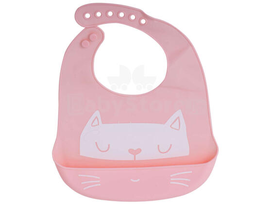 Ikonka Art.KX6308_2 Baby bib pink