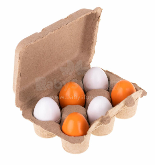Ikonka Art.KX7273 Žaidimo kiaušiniai nuimami mediniai tryniai