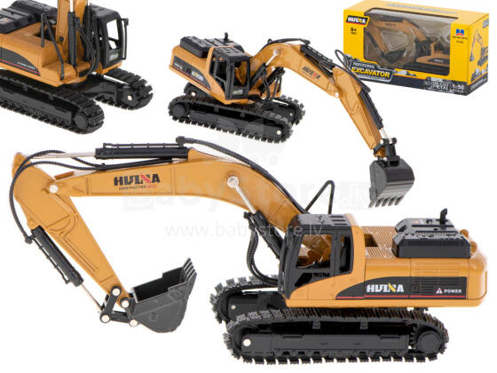 Ikonka Art.KX5933 Die-Cast H-toys 1710 1:50 metal tracked loader bucket excavator model