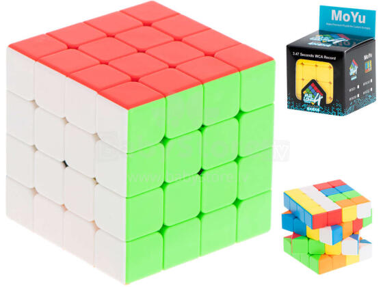 Ikonka Art.KX5685 Puzzle cube game 4x4 MoYu