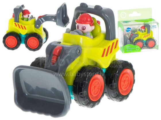 Ikonka Art.KX5589_1 Celtniecības kravas automašīna buldozers HOLA