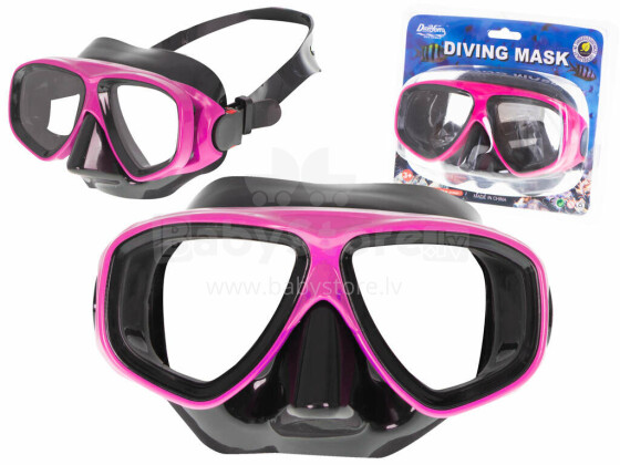 Ikonka Art.KX5575 Niršanas maska peldbrilles rozā