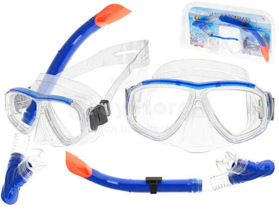 Ikonka Art.KX5573 Diving mask swimming snorkelling + snorkel Set