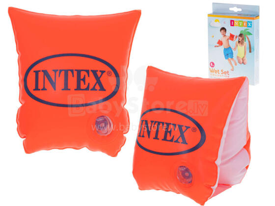 Ikonka Art.KX5561 Butterfly piepūšamās peldēšanas piedurknes oranžas INTEX