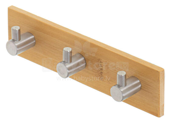 Ikonka Art.KX5533_1 Self-adhesive hook 3 hooks silver