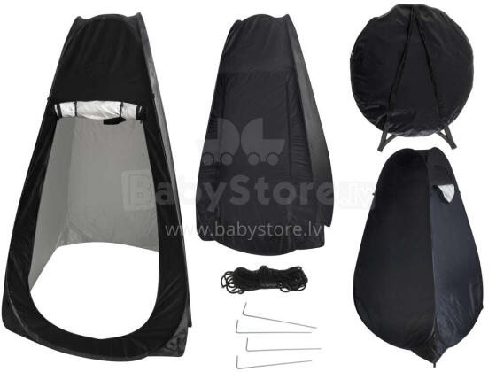 Ikonka Art.KX5438_1 Tent shower changing room portable wc black