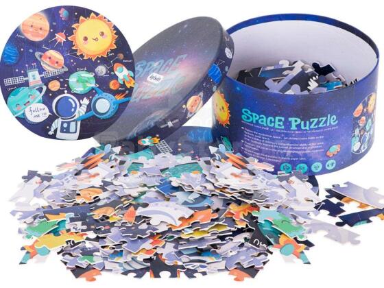 Ikonka Art.KX5463 Izglītības puzzle saules sistēmas planētas