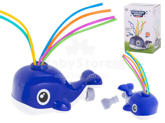 Ikonka Art.KX5392 Water sprinkler garden fountain for children whale