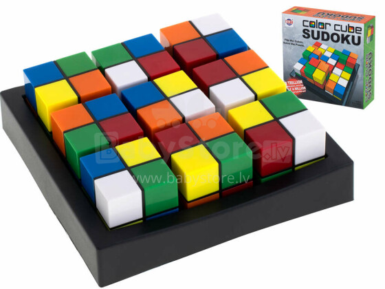 Ikonka Art.KX5344 Sudoku kubs puzzle spēle